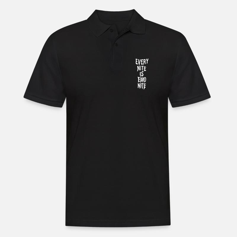 Emo Nite - Männer Poloshirt - Schwarz