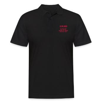 Lehrer - Der Superheld des Klassenzimmers! - Männer Poloshirt - Schwarz - Vorne - Kai (181cm)