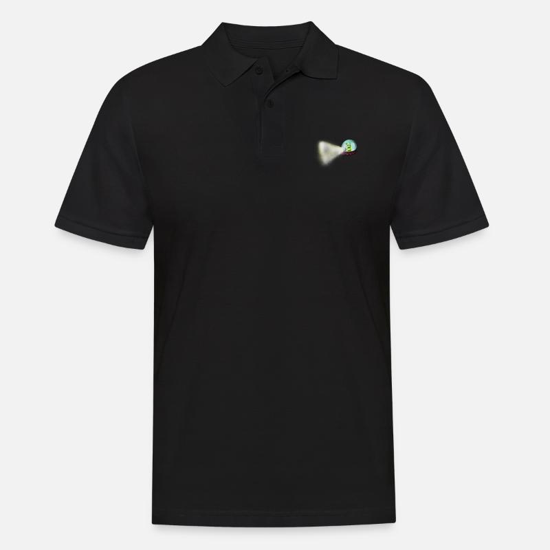 UFO - Männer Poloshirt - Schwarz