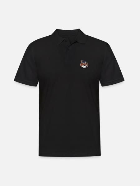Sleigh all day - Men's Polo Shirt - black
