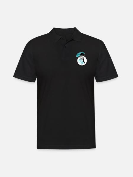 parapente - Polo Homme - noir