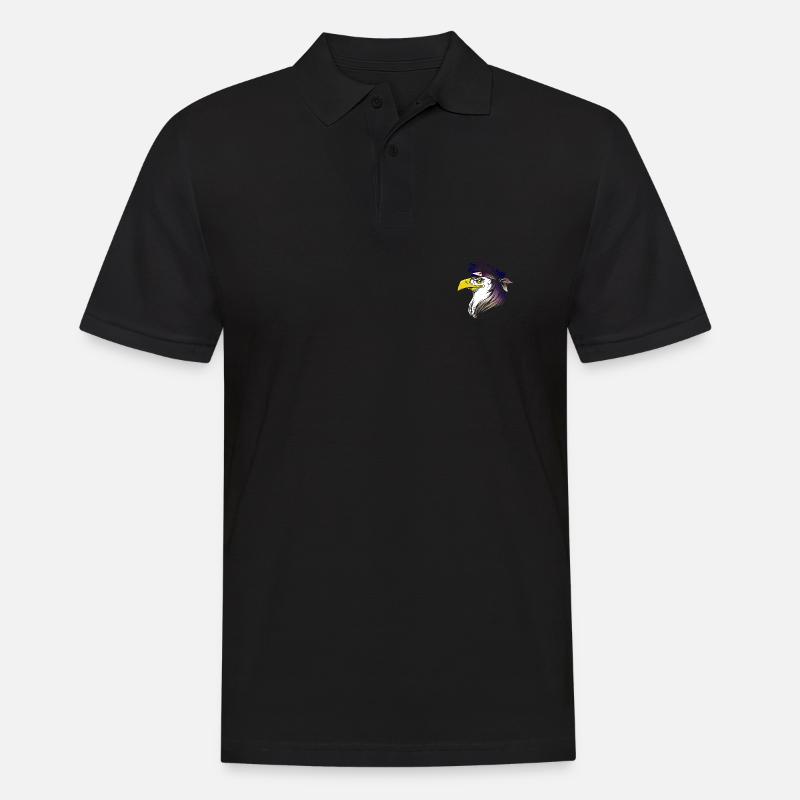 Amerikanisch-Samoa - Männer Poloshirt - Schwarz