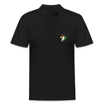 Union des Arabischen Maghreb - Männer Poloshirt - Schwarz - Vorne - Kai (181cm)