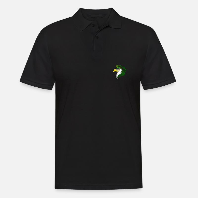 Kokosinseln - Männer Poloshirt - Schwarz