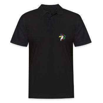 Azerbaijan - Men's Polo Shirt - black - Front - Kai (181cm)