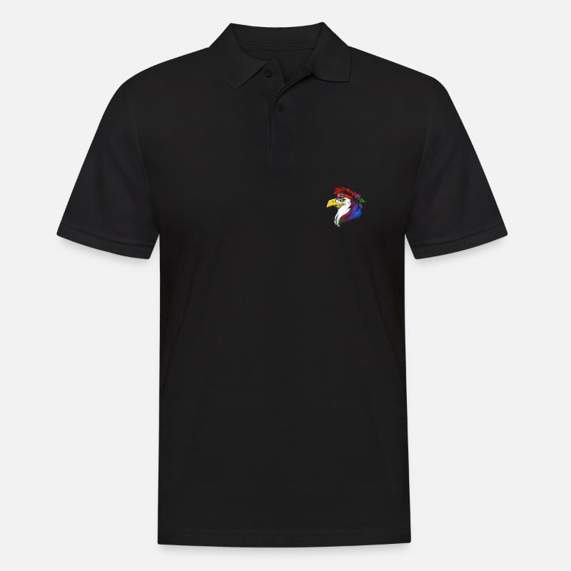 Eritrea - Männer Poloshirt - Schwarz