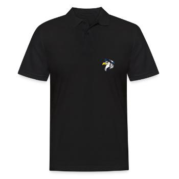 Estland - Männer Poloshirt - Schwarz - Vorne - Kai (181cm)