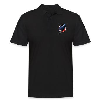 Osprey Turbo Hawk - Men's Polo Shirt - black - Front - Kai (181cm)