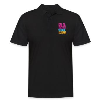 SALSA BACHATA SENSUAL KIZOMBA - Dance Shirts - Men's Polo Shirt - black - Front - Kai (181cm)