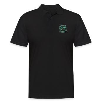 Bière fraîche La bière aide à rendre les choses pas suceres - Polo Homme - noir - Devant - Kai (181cm)