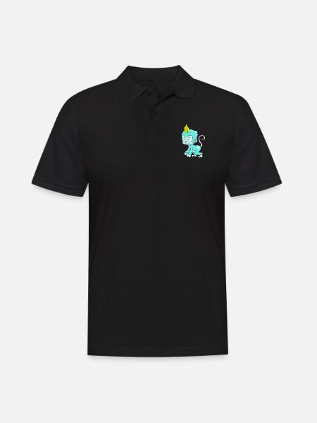 Singe banane banane bébé cadeau enfant - Polo Homme - noir