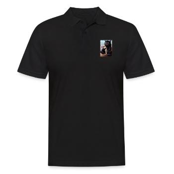 CAESAR 2019 - Männer Poloshirt - Schwarz - Vorne - Kai (181cm)