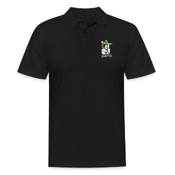 Schütze to be - Männer Poloshirt - Schwarz - Vorne - Kai (181cm)