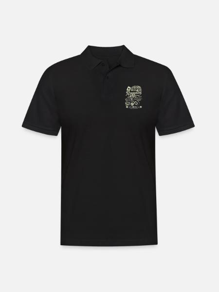 Raggare T-Shirt Rockabilly Design for Fans - Pikétröja herr - svart