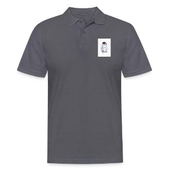 Little colorful penguin - Men's Polo Shirt - charcoal grey - Front - Nico (186cm)
