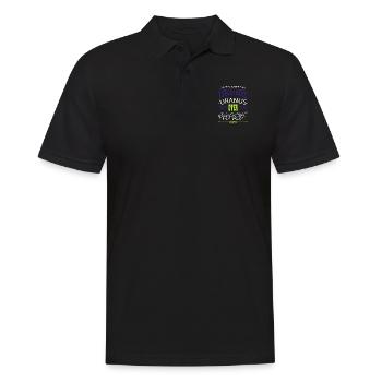 funny quote astronomy stuff night sky quote - Männer Poloshirt - Schwarz - Vorne - Kai (181cm)