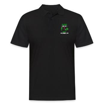 Alien Sci Fi UFO Cadeau Drôle Alien - Polo Homme - noir - Devant - Kai (181cm)