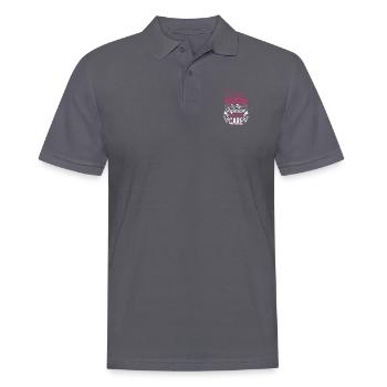 Die Art und Weise, wie eine Liebe das Spiegelbild seiner Fürsorge ist - Männer Poloshirt - Anthrazit - Vorne - Nico (186cm)
