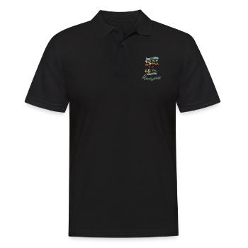 40 Geburtstag 1983 May Tropical Beach good times - Männer Poloshirt - Schwarz - Vorne - Kai (181cm)