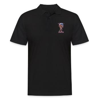 Born To Be A Skater (Girl) - Männer Poloshirt - Schwarz - Vorne - Kai (181cm)