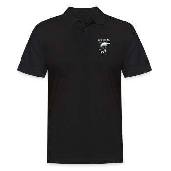 T-shirt de créateur ORIGINAL PAUKNER GRNA - Polo Homme - noir - Devant - Kai (181cm)