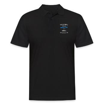 T-shirt Marcheur Génial - Polo Homme - noir - Devant - Kai (181cm)