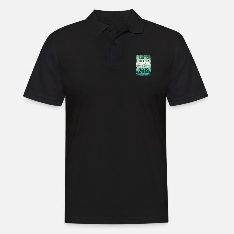 Einzigartig seit 2013 - Männer Poloshirt - Schwarz