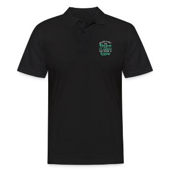 Anniversaire Homme - Né le 29 Janvier - Polo Homme - noir - Devant - Kai (181cm)