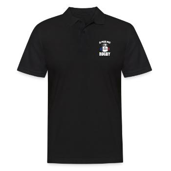 Maillot equipe de france rugby - Polo Homme - noir - Devant - Kai (181cm)