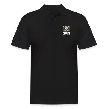 I'm The Rainbow Sheep In The Family Lesbian Love G - Männer Poloshirt - Schwarz - Vorne - Kai (181cm)
