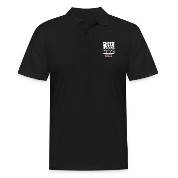 Cheerleading Mode On Gymnast Cheerleader Dancing C - Männer Poloshirt - Schwarz - Vorne - Kai (181cm)