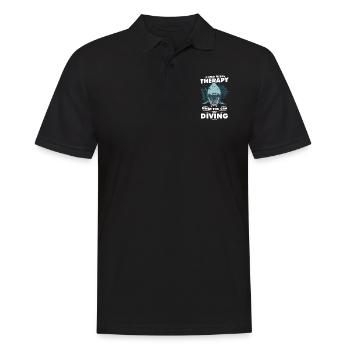 Tauchen Scuba Tauchlehrer Urlaub Sommer Geschenk - Männer Poloshirt - Schwarz - Vorne - Kai (181cm)