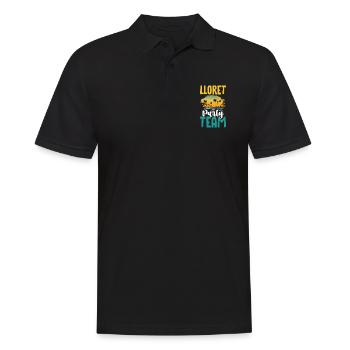 Lloret De Mar Party Team - Men's Polo Shirt - black - Front - Kai (181cm)