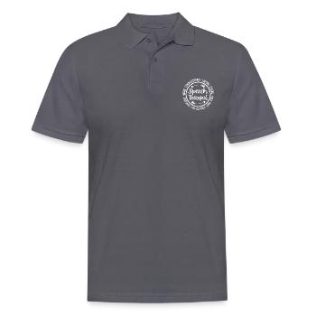 Orthophoniste Vintage - Polo Homme - charbon - Devant - Nico (186cm)