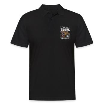 1976 Vintage Drum Drummer Anniversaire - Polo Homme - noir - Devant - Kai (181cm)