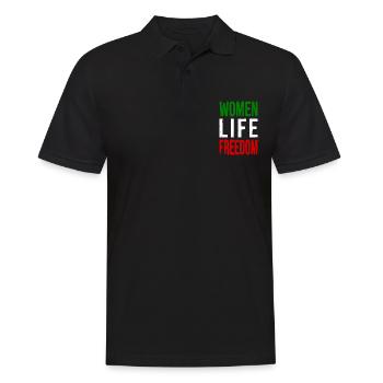 Women life freedom - Polo Homme - noir - Devant - Kai (181cm)