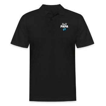 Bald Papa Sohn Baby Vater - Männer Poloshirt - Schwarz - Vorne - Kai (181cm)