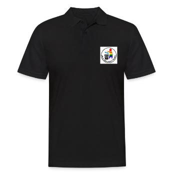 halte deine umwelt sauber - fck afd - Männer Poloshirt - Schwarz - Vorne - Kai (181cm)