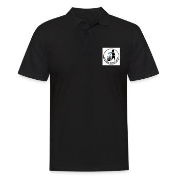 halte deine umwelt sauber - Männer Poloshirt - Schwarz - Vorne - Kai (181cm)