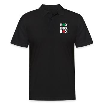 Formula Racing Boxenstop Italien - Männer Poloshirt - Schwarz - Vorne - Kai (181cm)