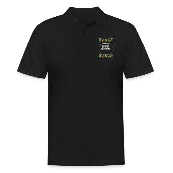 My Christmas Spirit Is Whiskey - Männer Poloshirt - Schwarz - Vorne - Kai (181cm)