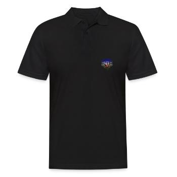 Batwa - Männer Poloshirt - Schwarz - Vorne - Kai (181cm)