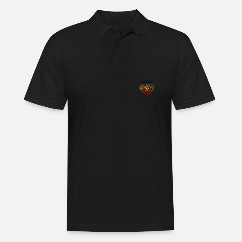 Tschad - Männer Poloshirt - Schwarz