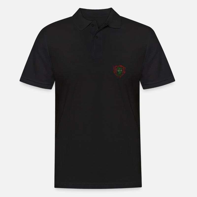 Malediven - Männer Poloshirt - Schwarz