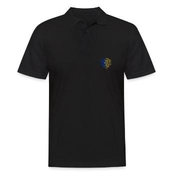 Ukraine - Men's Polo Shirt - black - Front - Kai (181cm)
