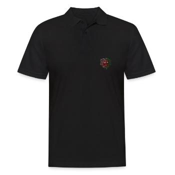 Wales - Men's Polo Shirt - black - Front - Kai (181cm)