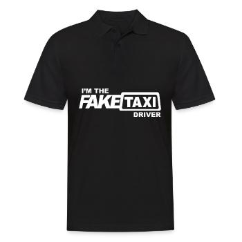 Fake Taxi Driver - Männer Poloshirt - Schwarz - Vorne - Kai (181cm)