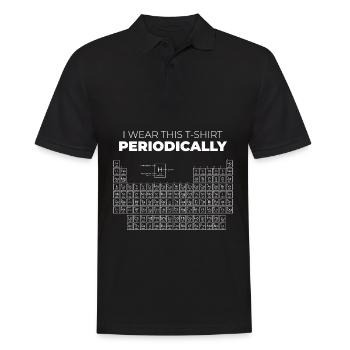 Periodic Elements Chemist Nerd Gift Chemistry - Men's Polo Shirt - black - Front - Kai (181cm)