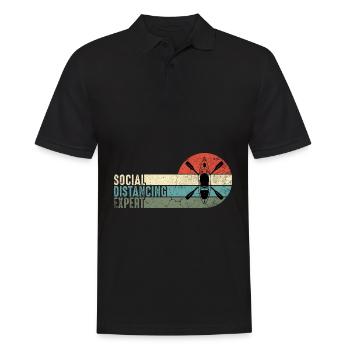 Kayak kayak cadeau hommes kayakistes drôle - Polo Homme - noir - Devant - Kai (181cm)
