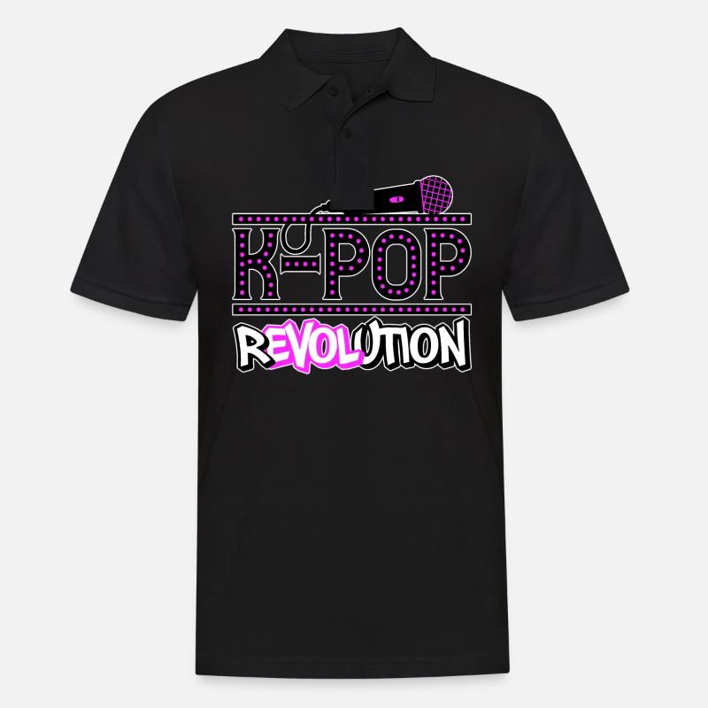 K-Pop Revolution | kpop KPop Geschenkidee - Männer Poloshirt - Schwarz